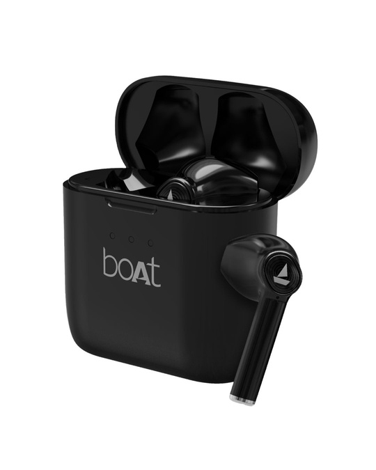 Shop Airdopes 138 True Wireless Bluetooth Headphone (Active Black)-Front