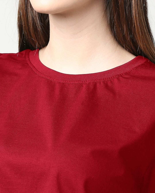 Shop Bold Red Boxy Crop Top
