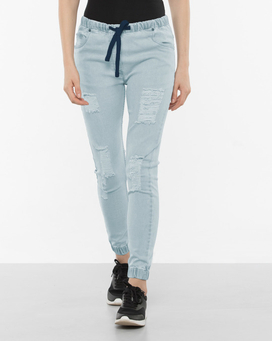 ripped jogger jeans womens