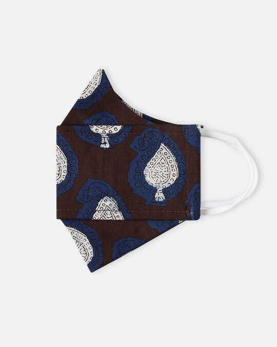 Shop Brown All Over Printed Everyday Mask-Design