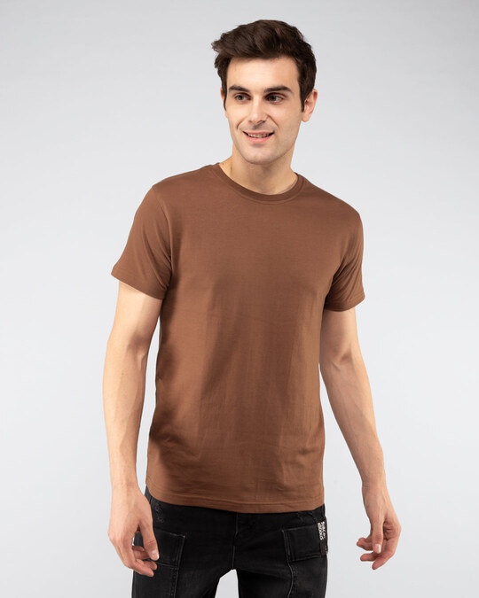 brown t shirt mens