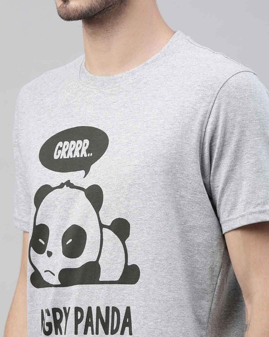 Shop Angry Panda Printed T-Shirt