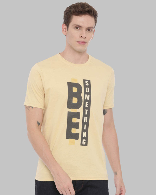Shop Be Something Printed T-Shirt-Front