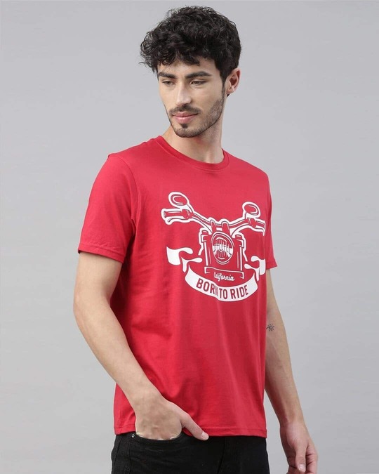 Shop Born To Ride Printed T-Shirt-Design