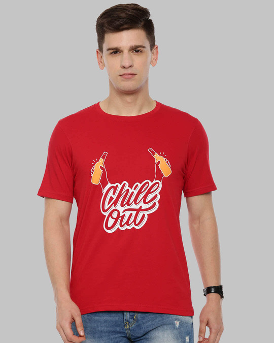 Shop Chill Out Printed T-Shirt-Front