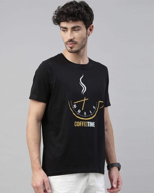 Shop Coffee Time Printed T-Shirt-Design