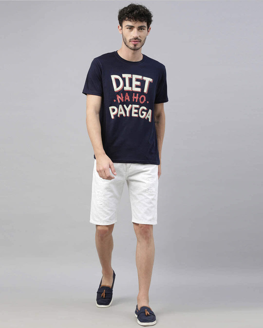 Shop Diet Na Ho Payega Printed T-Shirt