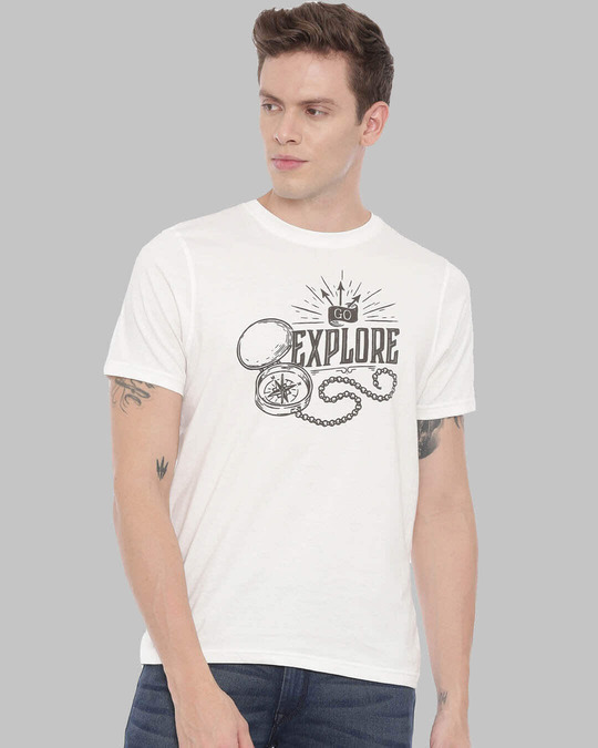 Shop Explore Printed T-Shirt-Front
