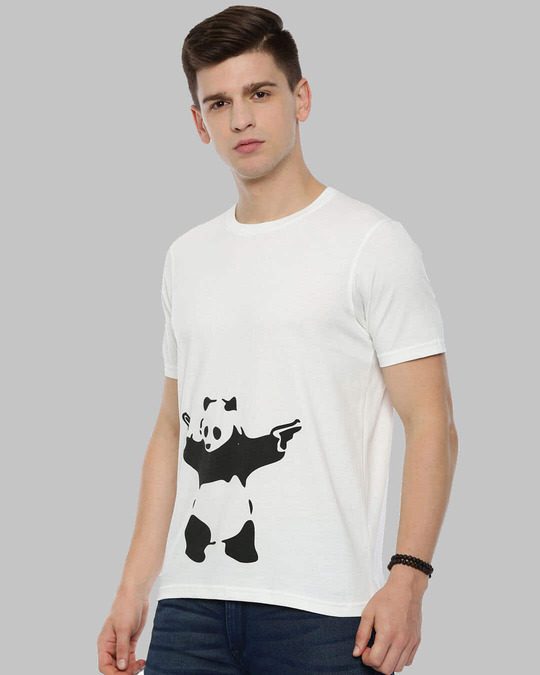 Shop Giant Panda Printed T-Shirt-Back