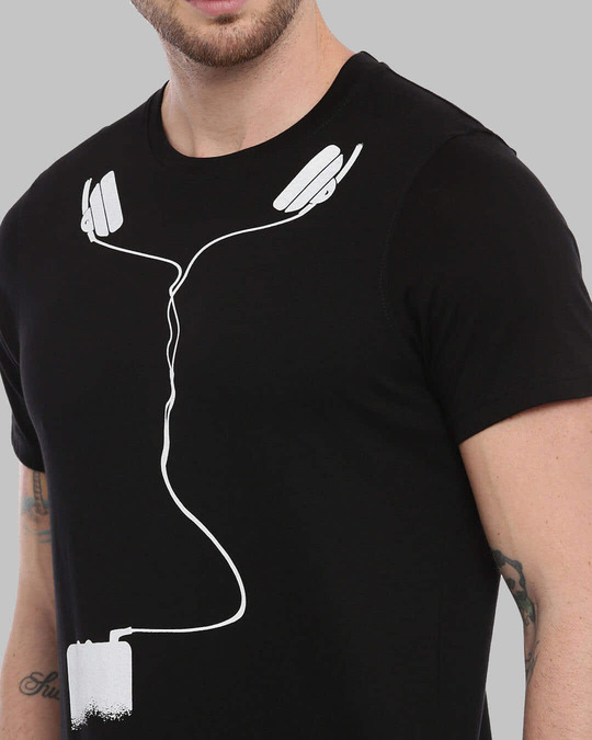 Shop Head Phone Printed T-Shirt