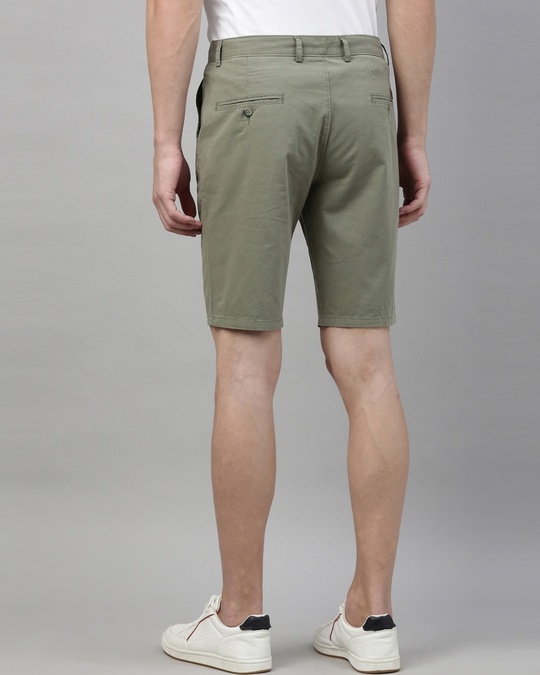 Buy Men's Sage Green Solid Casual Shorts for Men Green Online at Bewakoof