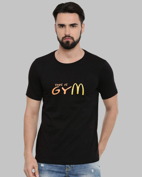 Shop This Is Gym Printed T-Shirt-Front