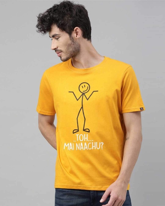 Shop Toh Mai Naachu Printed T-Shirt-Front