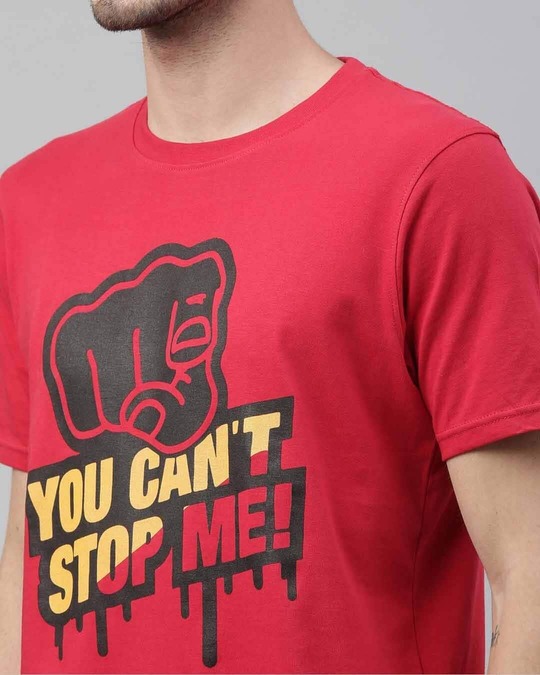 Shop You Can't Stop Me Printed T-Shirt