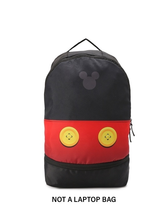 Shop Buttons Mickey Printed Small Backpack (DL)-Design