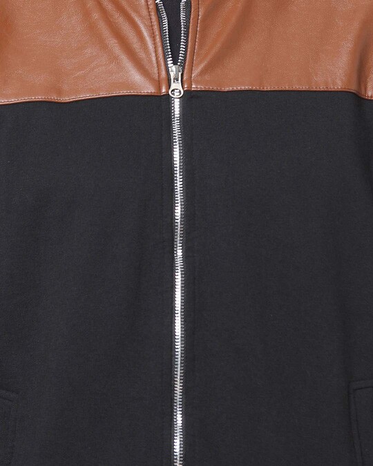 Shop Full Sleeve Colorblocker Men Casual Zipper Jacket