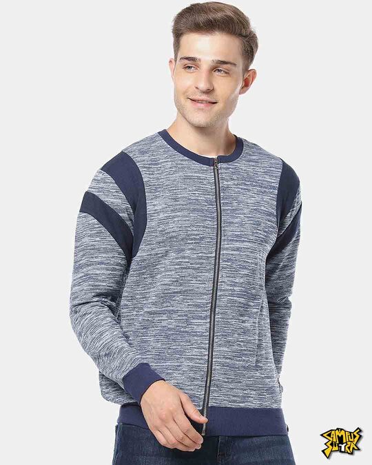 Shop Men Full Sleeve Solid Stylish Casual Jacket-Front