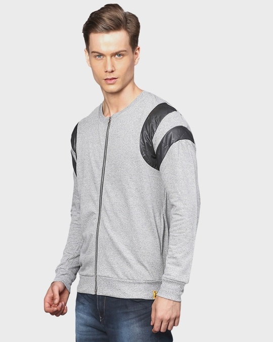 Shop Men's Grey Full Sleeve Stylish Windcheater Tailored Jacket-Design