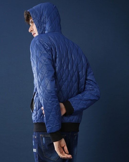 Blue Regular Fit Jacket for Men Blue 