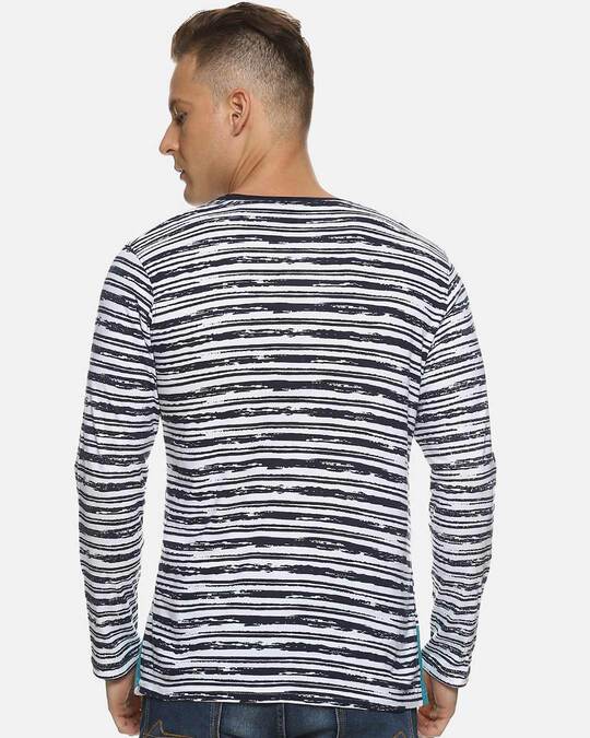Shop Men's's Front Striped Tshirts-Design
