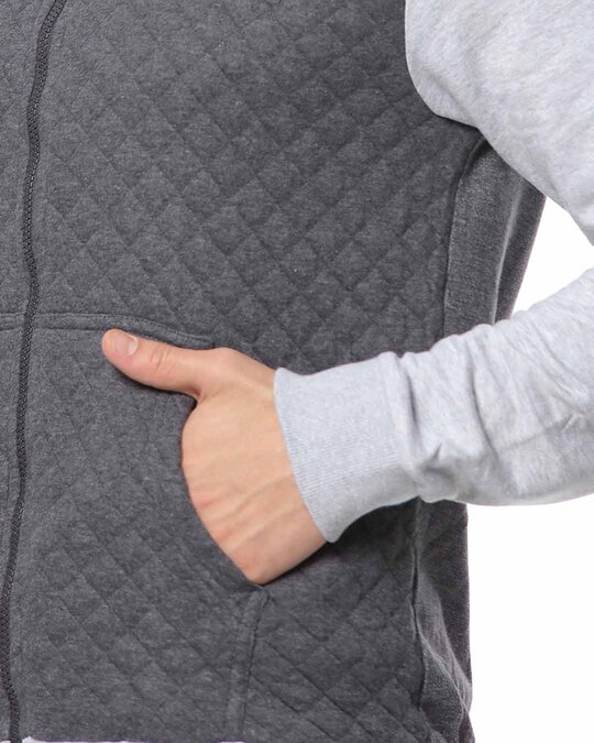 Shop Men's Full Sleeve Solid Zipper Sweatshirt