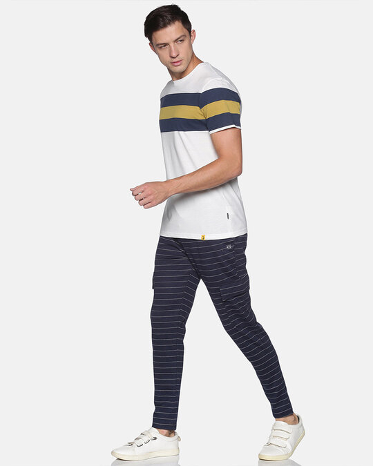 Shop Men's Stylish Striped Evening Trackpant-Full
