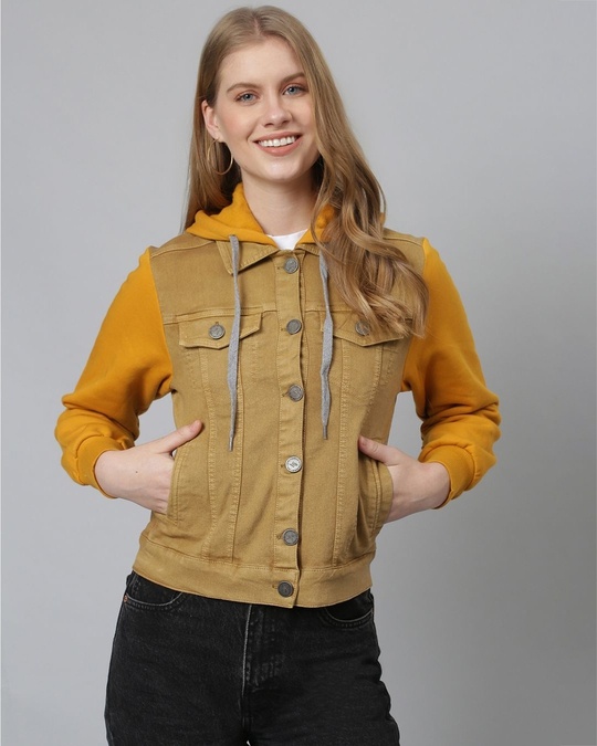 Full Sleeve Ladies Brown Denim Jackets, Size: S-XXL at Rs 190/piece in New  Delhi