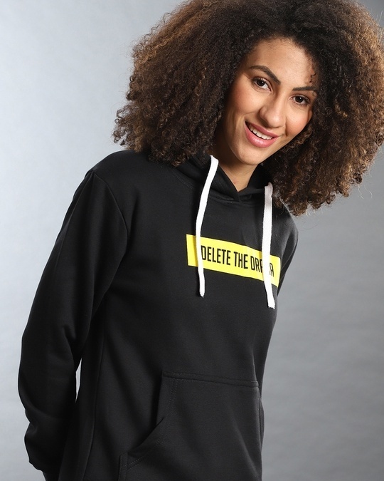 Shop Women's Black Printed Regular Fit Sweatshirt