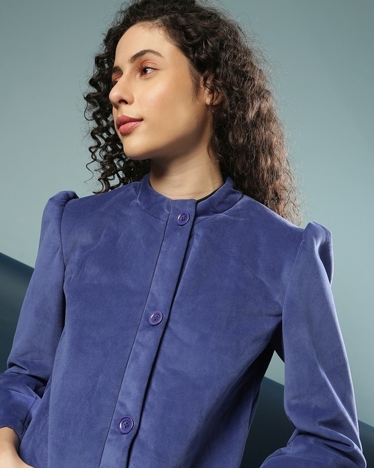 Shop Women's Blue Regular Fit Blazer