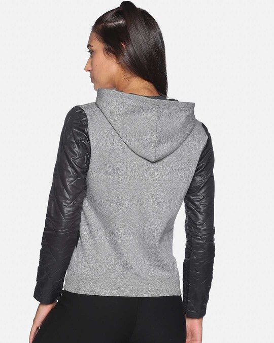 Shop Women's Solid Grey Stylish Casual Jacket-Design