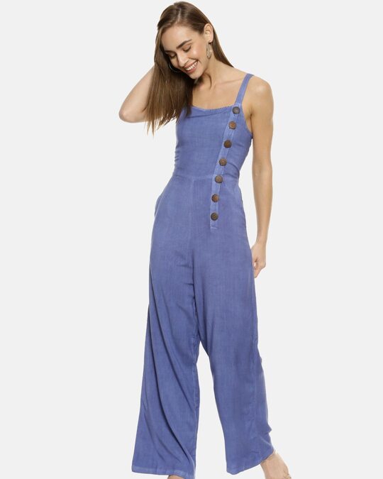 Shop Women Solid Stylish Casual Jumpsuit-Full