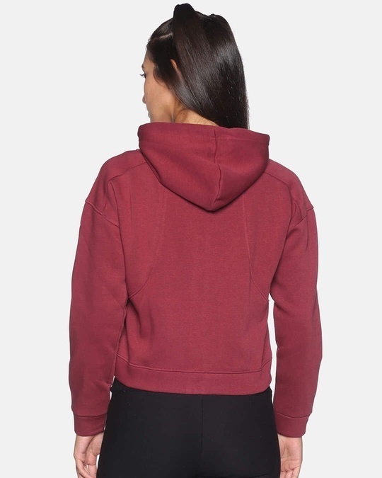 Shop Women's Maroon Stylish Casual Sweatshirt-Design