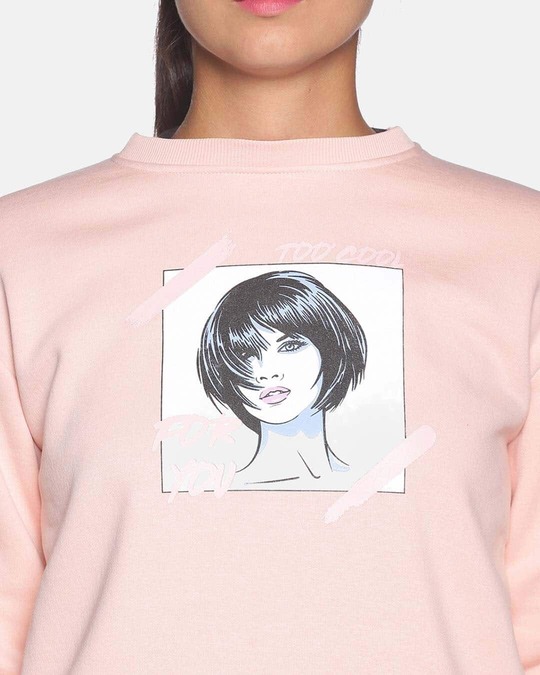 Shop Women's Stylish Full Sleeve Roundneck Sweatshirt