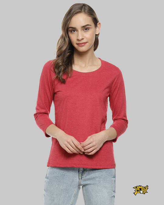 Shop Women Stylish Round Neck Casual Tops-Front