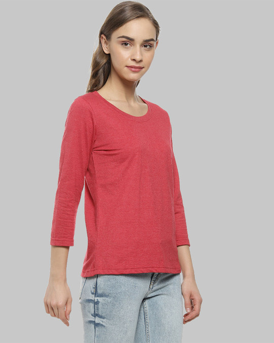 Shop Women Stylish Round Neck Casual Tops-Back