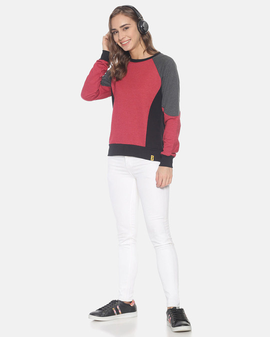 Shop Women Stylish Round Neck Sweatshirt-Full
