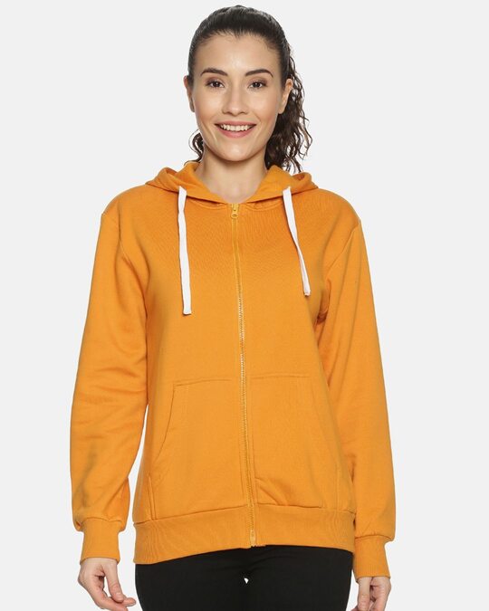 Shop Women's Stylish Zipper Casual Sweatshirt-Front