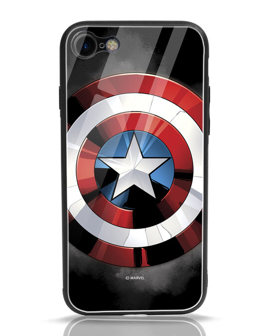 Shop Captain Shield Shine iPhone 7 Mobile Cover (AVL)-Front