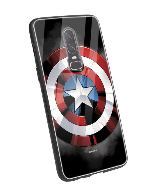Shop Captain Shield Shine OnePlus 6 Mobile Cover (AVL)-Back