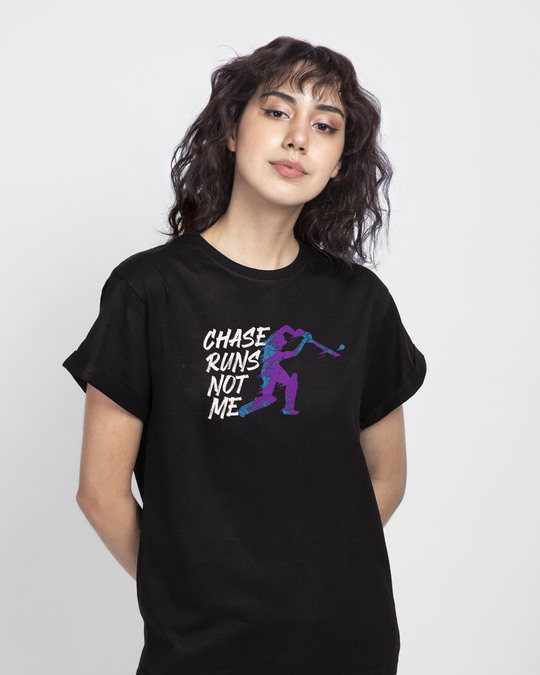 Shop Chase Runs Boyfriend T-Shirt-Front