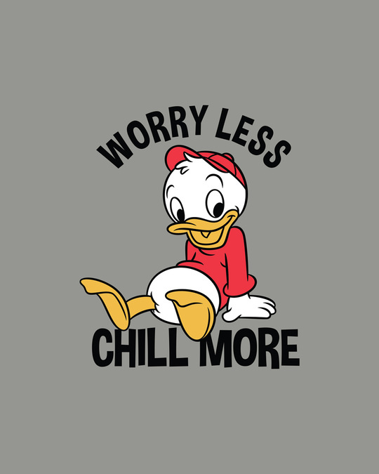 Shop Chilling Duck Boyfriend T-Shirt (DL) Meteor Grey-Full