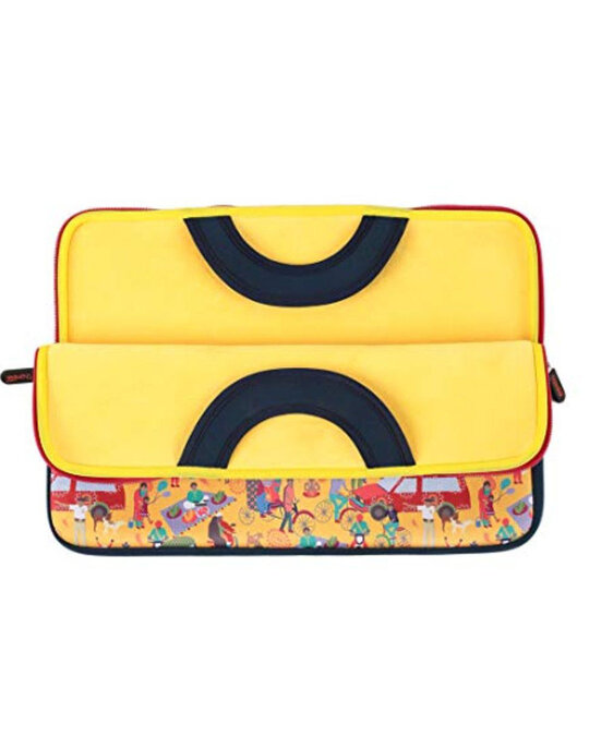 Shop Indian Traffic Multicolor Laptop Sleeve 13.3inches-Design