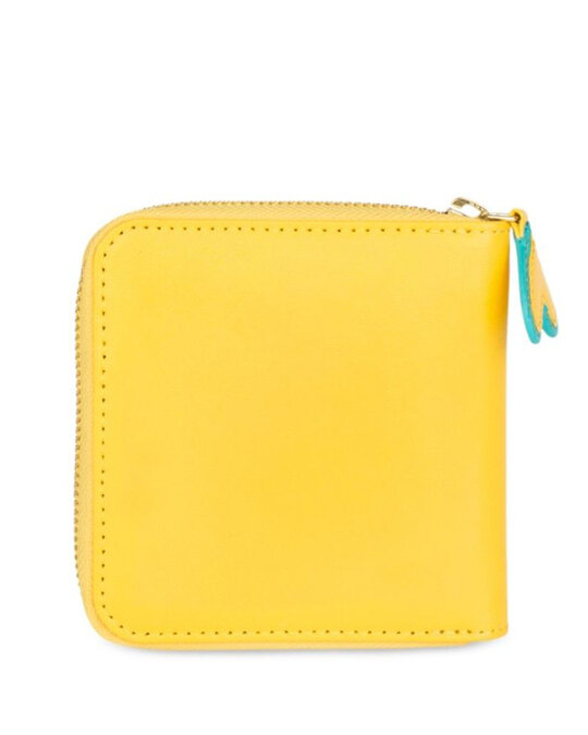 Shop Women's Yellow Panda Face Mini Wallet-Front