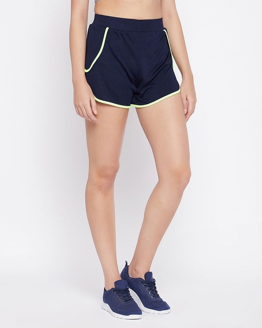 Shop Comfort Fit Active Shorts In Navy-Design
