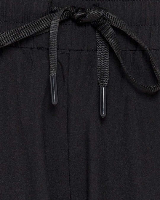 Shop Comfort Fit Active Track Pants In Black-Full