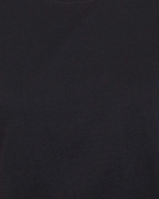 Shop Cotton Pack Of 2 Chic Basic Cropped Sleep T Shirt   Blue & Black
