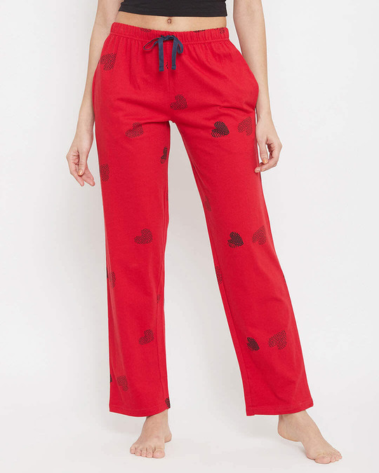 Shop Cotton Printed Pyjama Pants-Front