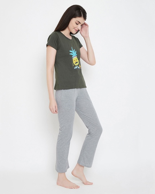 Shop Cotton Rich Fruit Printed T Shirt And Pyjama-Design