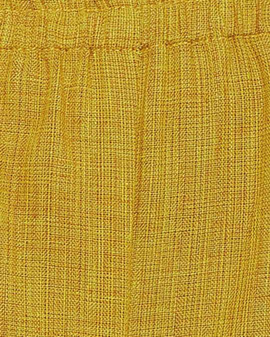Shop Women's Mustard Boxer Shorts In Orange   100 Cotton-Full