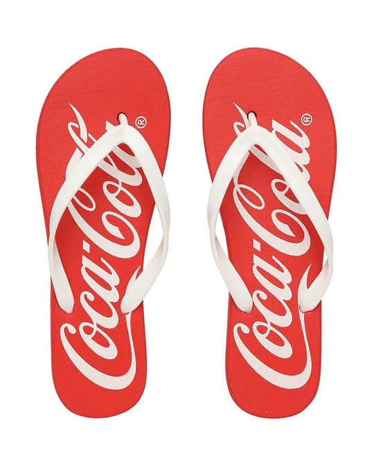 Shop Coca-Cola Printed Men's Flip-flop-Front